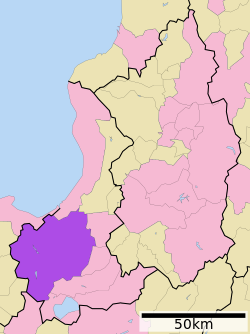 Location of Sapporo in Hokkaido (Ishikari Subprefecture)