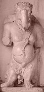 Image of Hindu deity, Ganesha, consecrated by the Shahis in Gardez, Afghanistan.