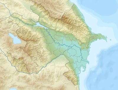 Location map Azerbaijan