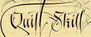 Modern Western calligraphy