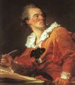 Inspiration, by Jean-Honore Fragonard (1789)