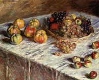 Claude Monet (1840-1926), Still-Life with Apples and Grapes, (1880), Art Institute of Chicago
