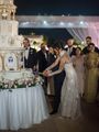 جوناس وتشوبرا في حفل زفافهمها، ديسمبر 2018.