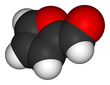 3D filled-sphere model of the same molecule