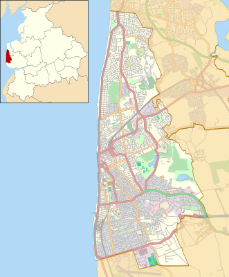 Location map United Kingdom Blackpool.svg