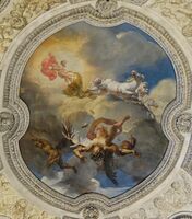 The Sun, or the Fall of Icarus (1819) by Merry-Joseph Blondel, in the Rotunda of Apollo at the Louvre