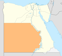 موقع محافظة الوادي الجديد في مصر