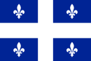The current flag of Quebec. The use of blue and white is a characteristic of pre-revolutionary flags.