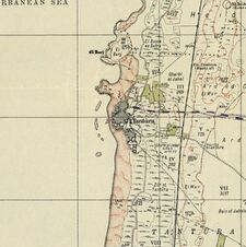 Historical map series for the area of الطنطورة (حيفا) (1940s).jpg