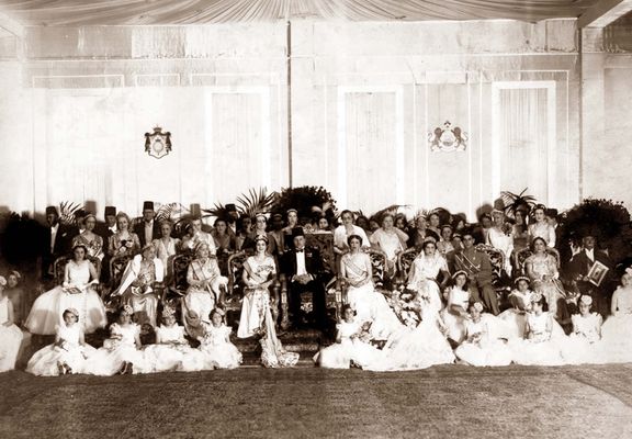 الزواج الملكي بين الأسرة العلوية والپهلوية عام 1939.