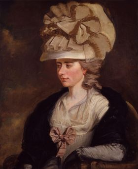 Portrait by her relative Edward Francis Burney