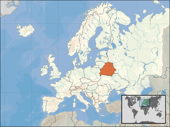 موقع  Map caption/doc  (orange) on the European continent  (white)  —  [Legend]