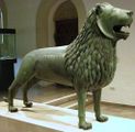 Brunswick Lion, original on display in castle museum.