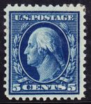 Washington-Franklin Issue of 1917, 5c