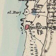 Historical map series for the area of الطنطورة (حيفا) (1870s).jpg