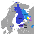 The Finnic languages in Northern Europe