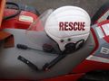 Lifeboatman's helmet, Southport, England