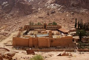 دير سانت كاترين في سيناء بمصر.