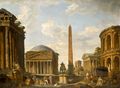 Roman Capriccio: The Pantheon and Other Monuments (1735), Indianapolis Museum of Art