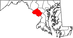Location in the U.S. state of Maryland