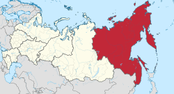 موقع منطقة الشرق الأقصى الروسية