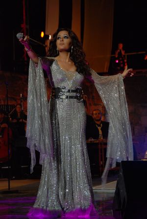Latifa in Carthage 2008 concert