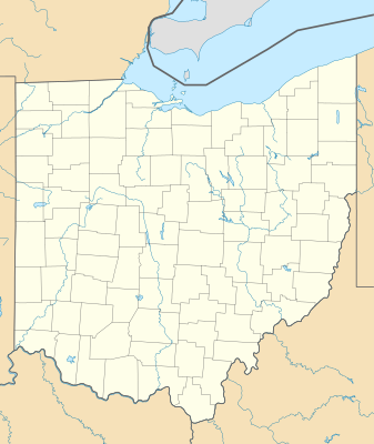 Location map USA Ohio