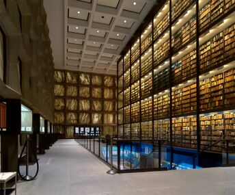 Beinecke Library Interior Yale University, New Haven, CT 1963