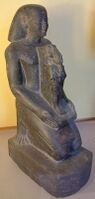 Psamtik I kneeling, Louvre Museum