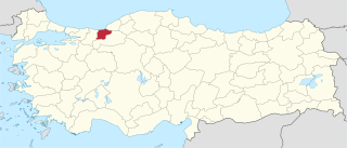 موقع محافظة دوزجه في تركيا