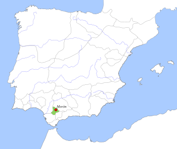 Taifa Kingdom of Morón, c. 1037.