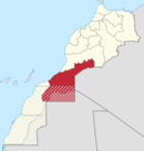 Guelmim-Es Semara in Morocco (de-facto).svg