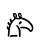 Linear B Ideogram B105 Equid.svg