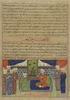 Anonymous - Muawiya with Councillors, from a manuscript of Hafiz-i Abru’s Majma’ al-tawarikh - 1983.94.4 - Yale University Art Gallery.jpg