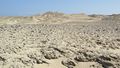 الصحراء بالقرب من الغردقة على ساحل البحر الأحمر في مصر