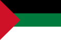 علم الحجاز منذ 1917 إلى 1920, مبني على أساس علم الثورة العربية.