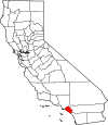 State map highlighting Orange County