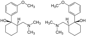 (1R,2R)- & (1S,2S)-Tramadol Enantiomers Structural Formulae.png