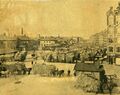 Market day on the Haymarket in Copenhagen, ح. 1900