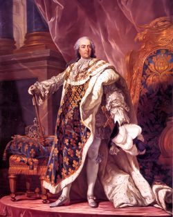 لويس الخامس عشر، بريشة لوي ميشل ڤان لو