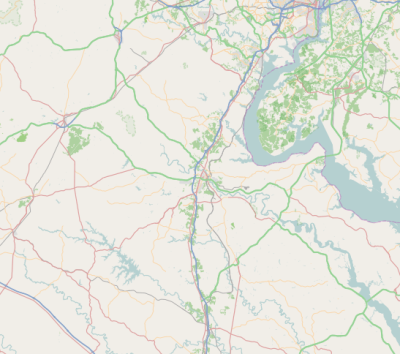 فردركس‌برگ، ڤرجينيا is located in Southern Northern Virginia