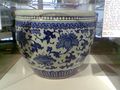 A Ming Dynasty porcelain bowl with flower designs