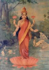 In Hinduism, red is associated with Lakshmi, the goddess of wealth and embodiment of beauty.