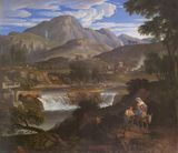 Joseph Anton Koch, Waterfalls at Subiaco 1812–1813, National Museum of Art, Architecture and Design, Oslo