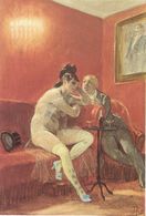 Cherub's Song (1878-1881) watercolor, gouache, pastel, chalk (22 x 15 cm) Musée Félicien Rops, Namur
