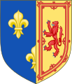 Royal arms of Mary as Queen of Scots and Queen dowager of France
