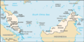 بحر الصين الجنوبي، مضيق ملقا، خليج تايلند، بحر سولو، بحر سلبيس