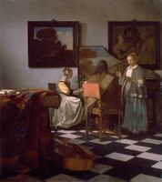 Johannes Vermeer, The Concert, 1663–6, stolen from the Isabella Stewart Gardner Museum, Boston, in 1990
