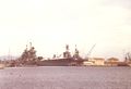 Battleship "Jean Bart" in 1968 in the Harbor of Toulon