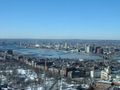 حوض نهر تشارلز من برج مكتبي في بوسطن.